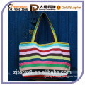 Plain Fashion Cotton College Shoulder Bag for Student